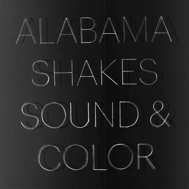Alabama Shakes logo wordmark, minimal, swiss, dark