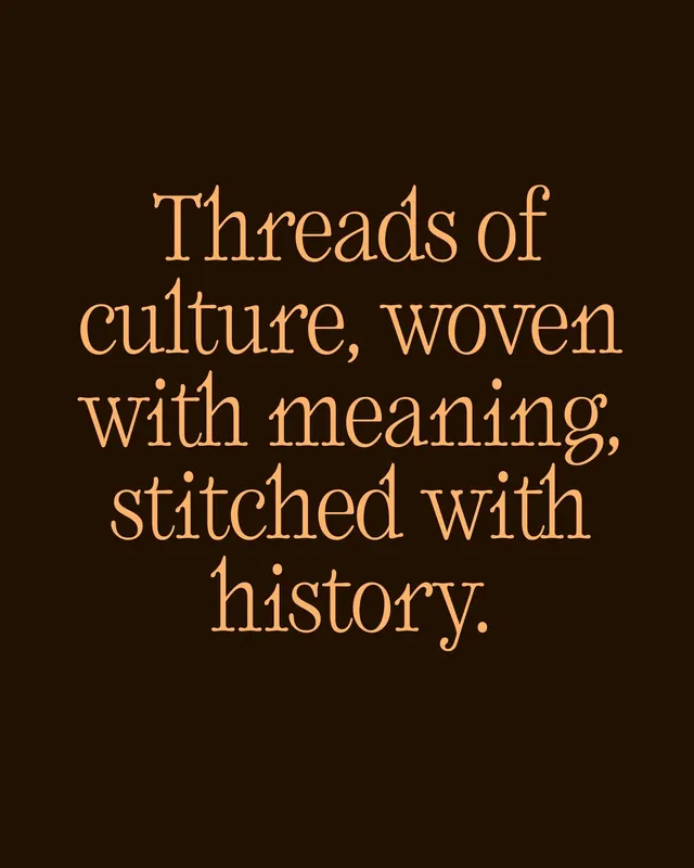 Amber serif quote on brown, editorial, minimal, earthy