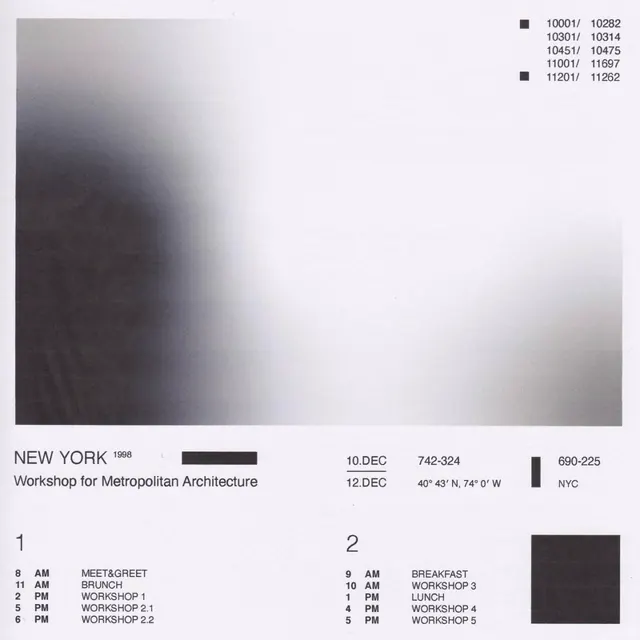 New York Metropolitan Architecture Identity, minimal, swiss, monochrome