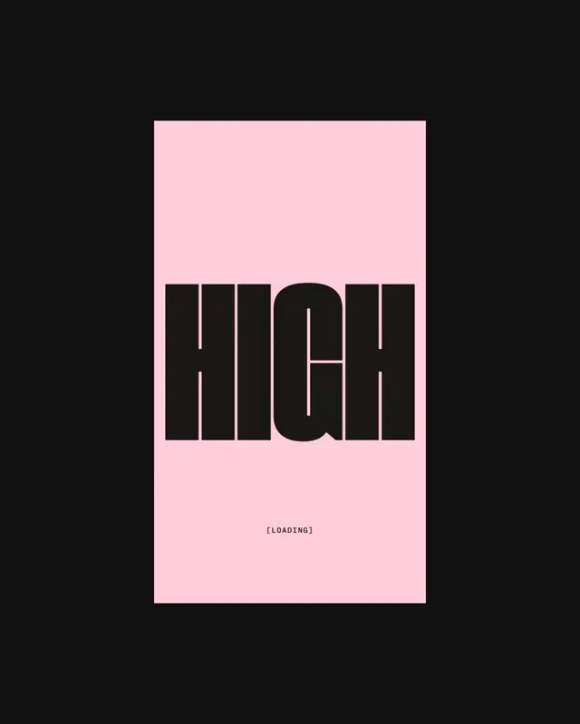 HIGH Wordmark Design