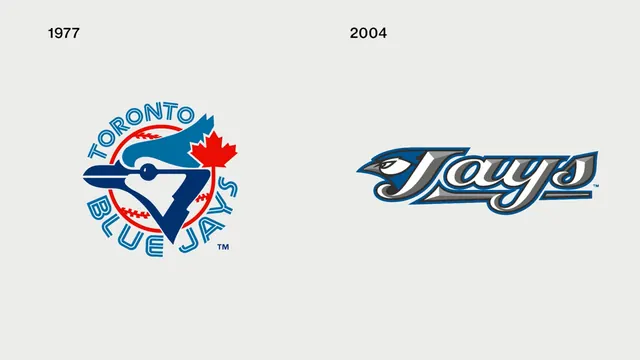 Toronto Blue Jays Logo Evolution, minimal, geometric, high-contrast