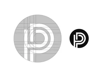 Minimal monochrome logo, minimal, monochrome, dark