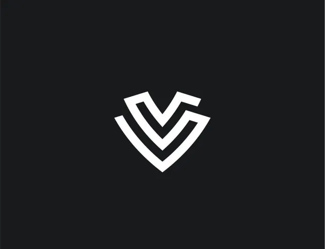 Minimal monochrome logo, minimal, monochrome, dark
