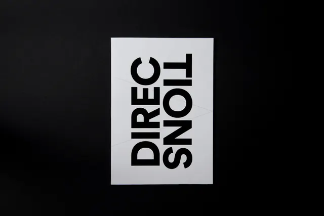 DIREC SNOTT Wordmark, minimal, brutalist, high-contrast