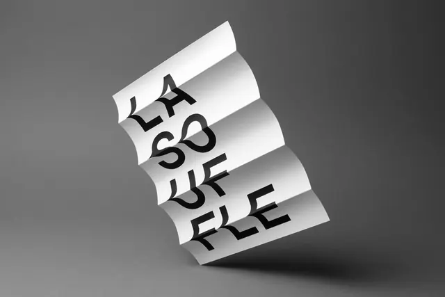 3D Wordmark with Shadow Depth, 3d-render, minimal, monochrome