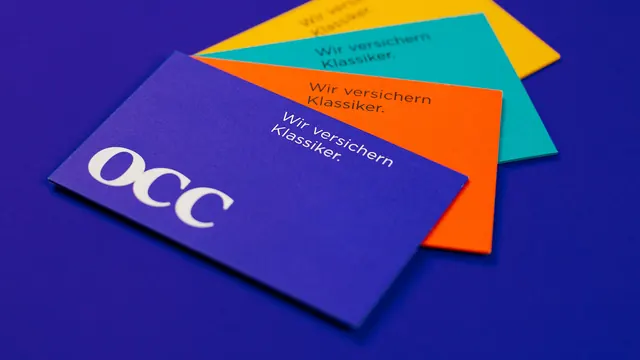 OCC Identity System, minimal, geometric, vibrant