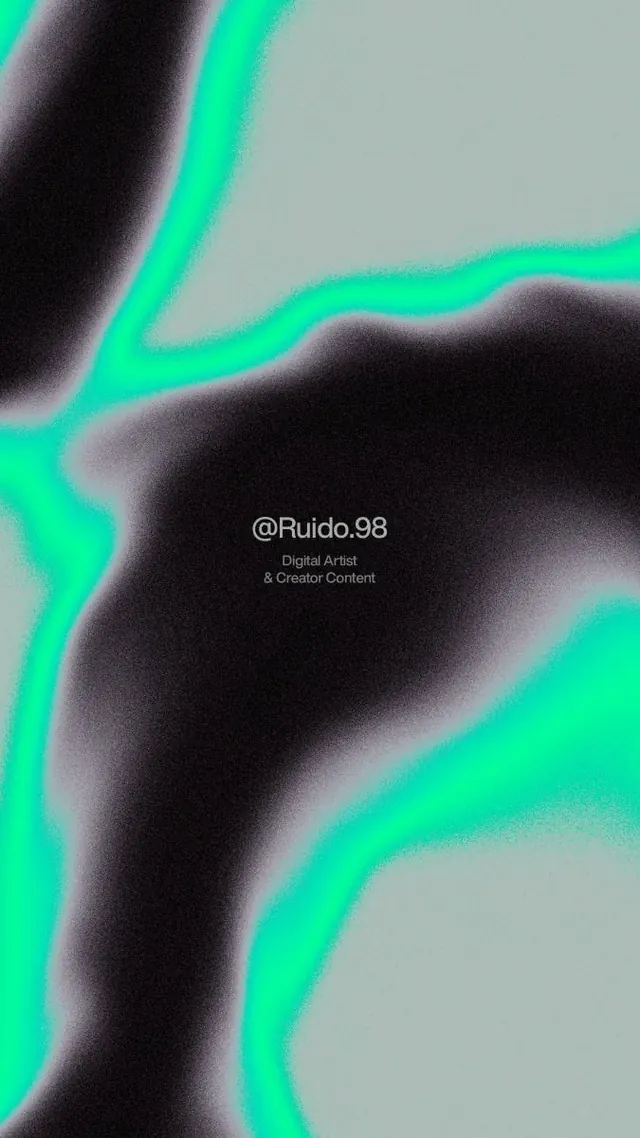 Ruido.98 neon-on-black gradient profile, abstract, gradient-heavy, dark