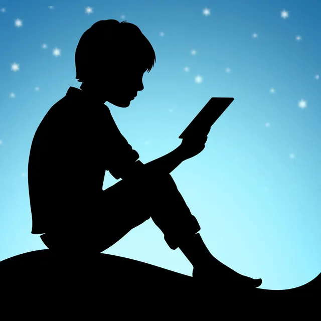 Amazon Kindle, minimal, dark
