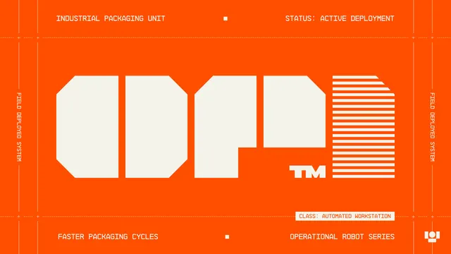 Ultra OP-1 Robotics Identity, geometric, minimal, dark