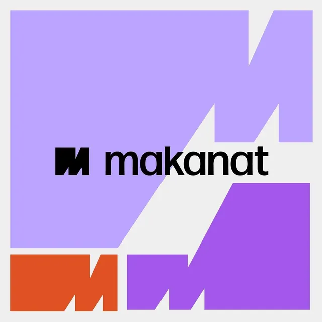 Makanat geometric logo system, geometric, minimal, light
