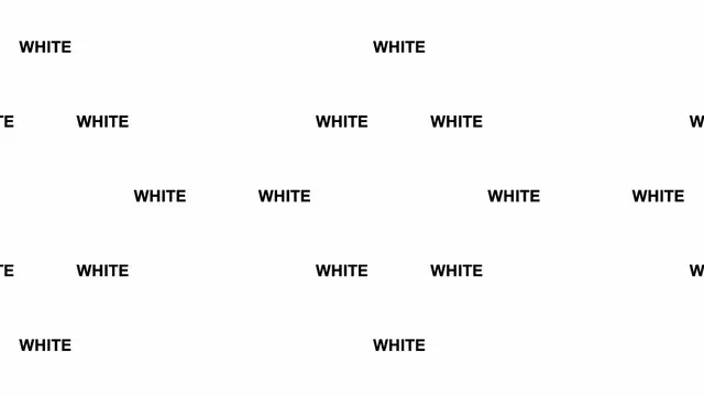 WHITE typography specimen with repetitive grid layout, minimal, monochrome, light