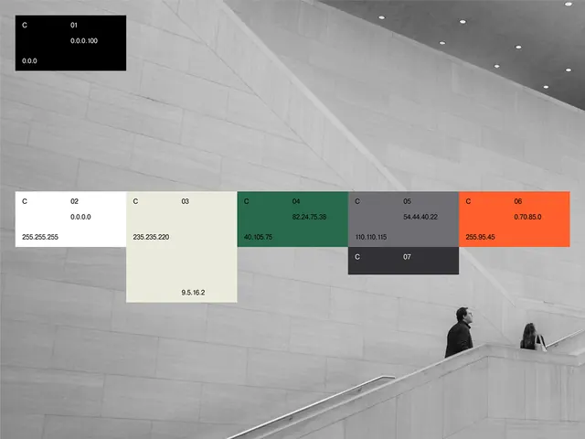 Runetlex minimalist color palette system, minimal, abstract, light