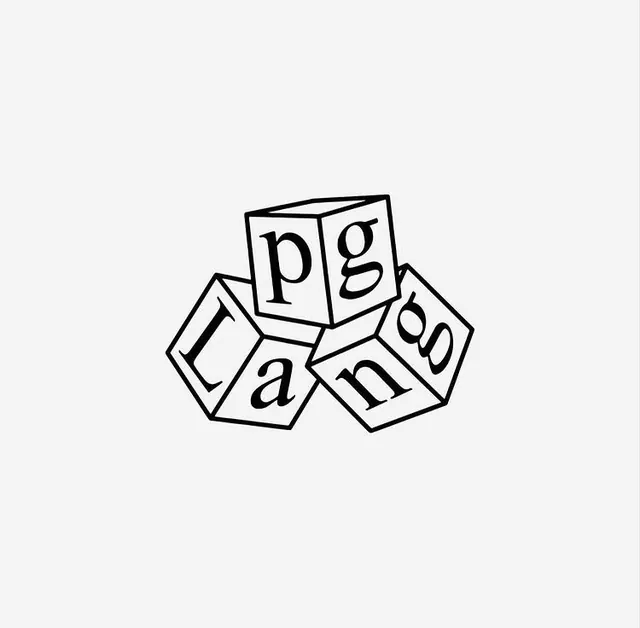 3D isometric page wordmark, minimal, geometric, dark
