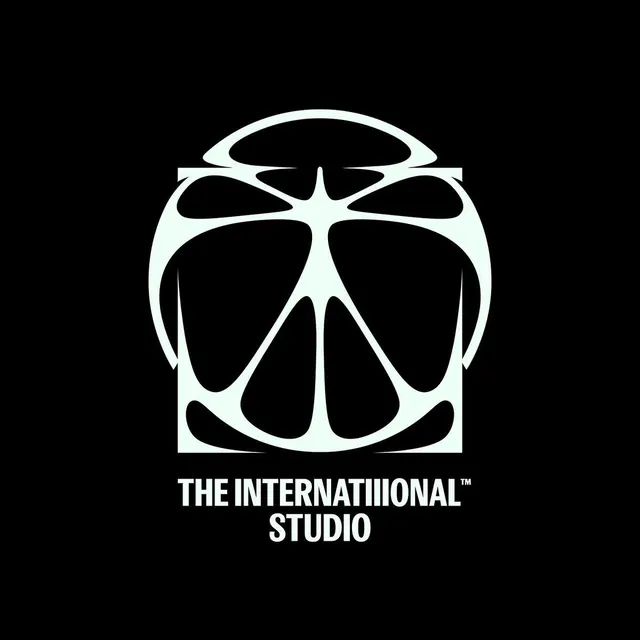 The International Studio abstract human mark, geometric, minimal, light