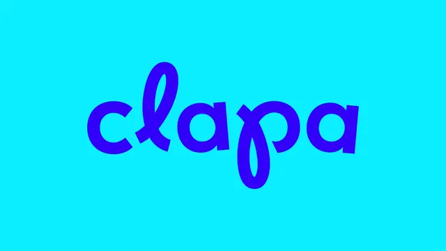 Ckopa flowed script wordmark, playful, gradient-heavy, cool