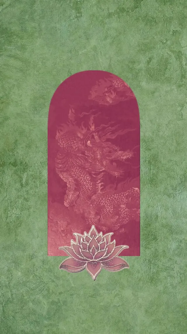 Botanical packaging with mystical imagery, minimal, illustrated, muted