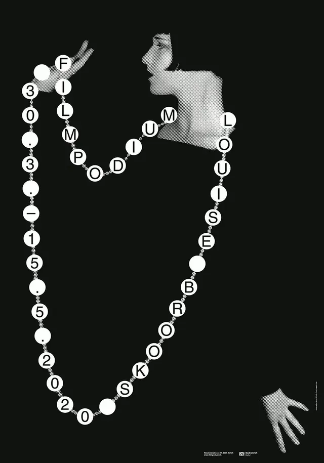 Conceptual hand-drawn chain-letter heart, minimal, line-art, dark