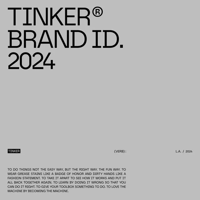 Tinker Brand ID 2024