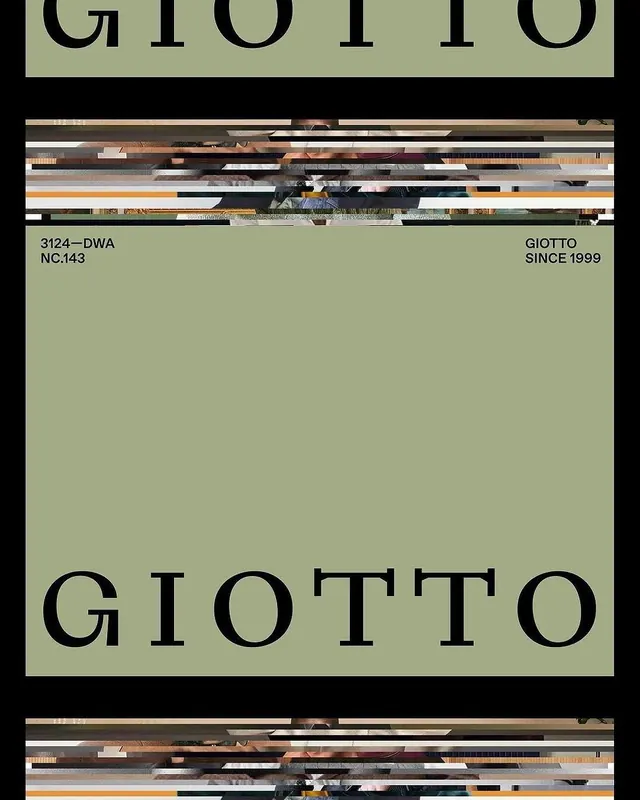Giotto heritage brand system, minimal, corporate-clean, dark