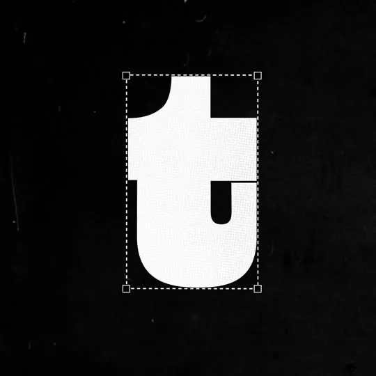 Organic geometric logo mark, minimal, geometric, dark