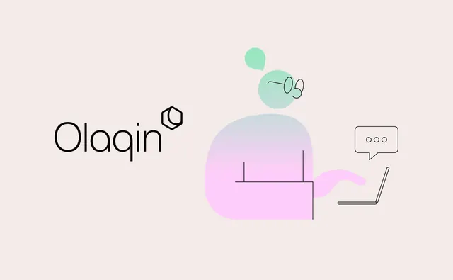 Olaqin pastel line-art identity, minimal, line-art, light