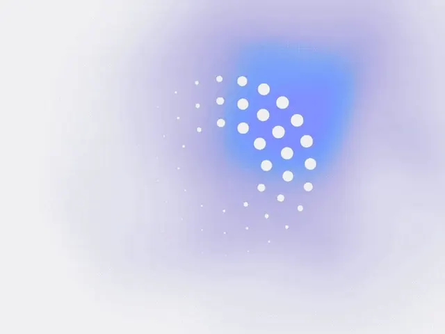 Bokeh gradient tech mark, abstract, gradient-heavy, cool
