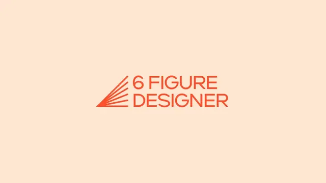 6 Figure Designer logo, geometric, minimal, warm