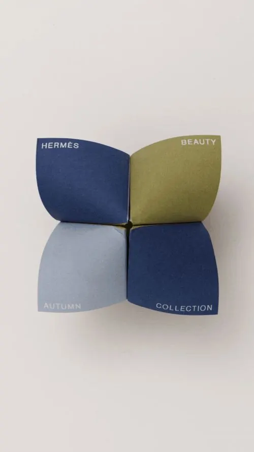 Curved modular cards with muted palette, minimal, geometric, muted