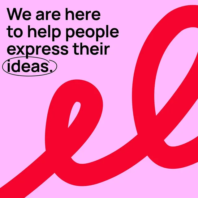 Expressive messaging with flowing brand form, playful, organic, vibrant
