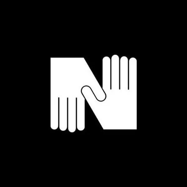 Minimal monochrome logo, minimal, monochrome, dark