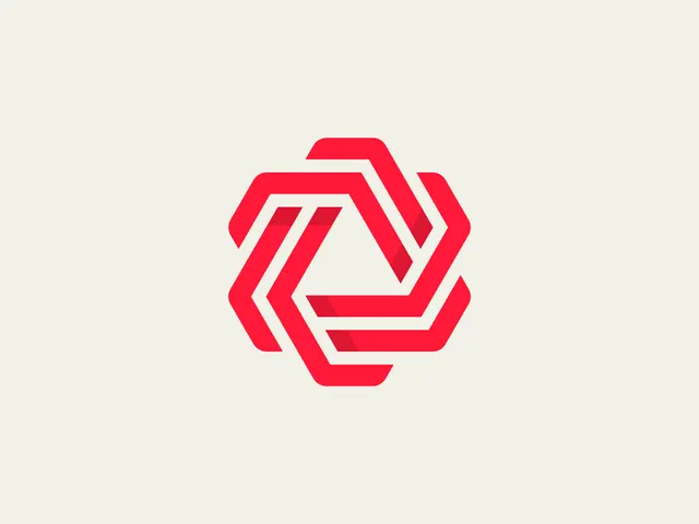 Minimal geometric logo, minimal, geometric, light