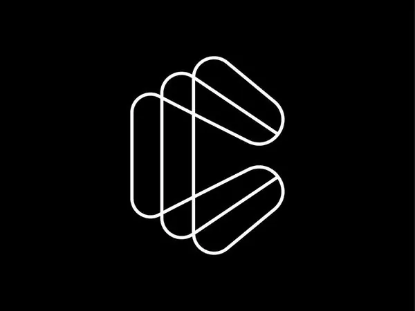 Minimal monochrome logo, minimal, monochrome, dark