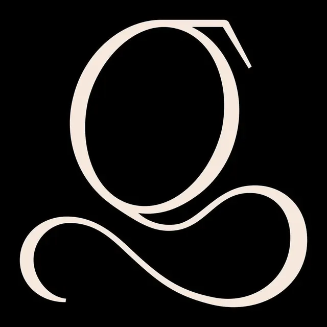 Monogram Line Art, minimal, line-art, monochrome