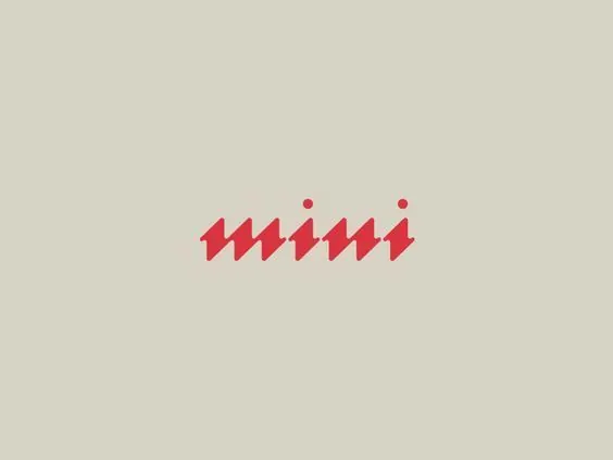 Mini lightning-bolt abstract logo, minimal, abstract, light