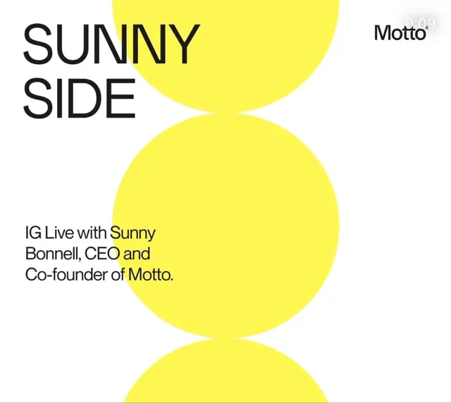 Sunny Side wordmark with geometric circles, minimal, geometric, light