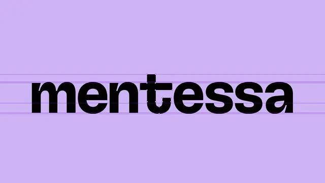 Mentessa type system, minimal, corporate-clean, light