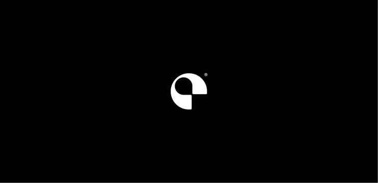Minimal monochrome logo, minimal, monochrome, dark