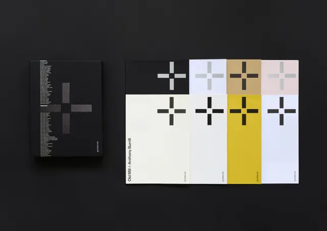 Geometric cross symbol design system, minimal, geometric, muted