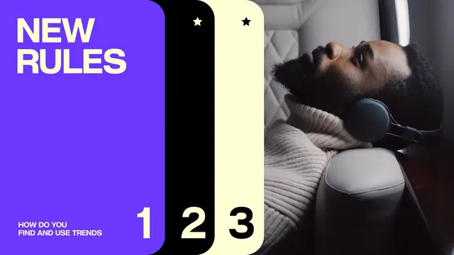 Vibrant gradient numbered sequence type specimen, minimal, editorial, dark