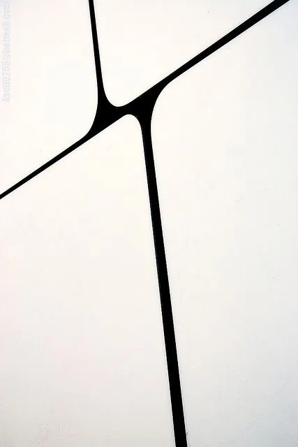 Intersecting lines geometric mark, minimal, abstract, dark