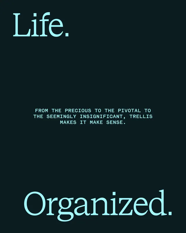 Type specimen with light-cyan serif and monospace quote, minimal, technical, dark