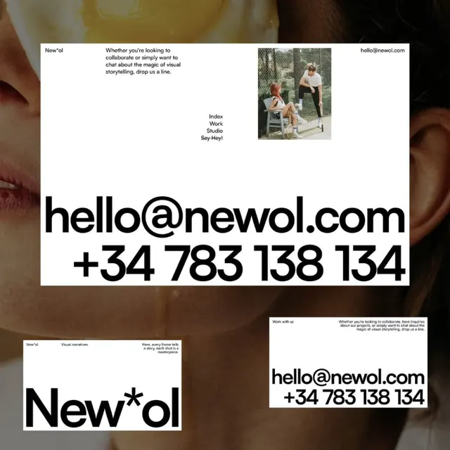 Business card with integrated foliage photography, minimal, photographic, light
