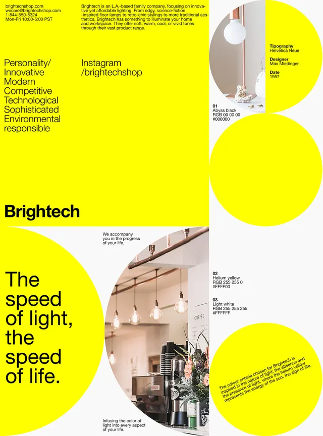 High-contrast yellow geometric mark, minimal, geometric, light