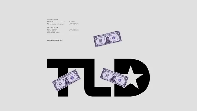 The Last Dollar, minimal, 3d-render, dark
