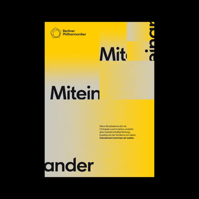 Mustard and black type specimen, minimal, geometric, dark