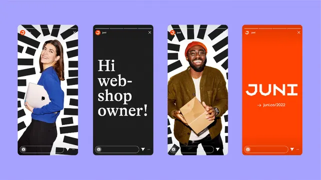 Mobile app mockups with portraits, minimal, editorial, light