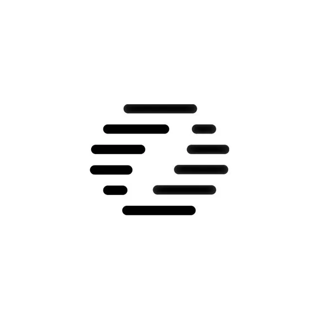 Monomarks: the visual component of a logo design displayed in glorious Techniblack., minimal, monochrome, dark
