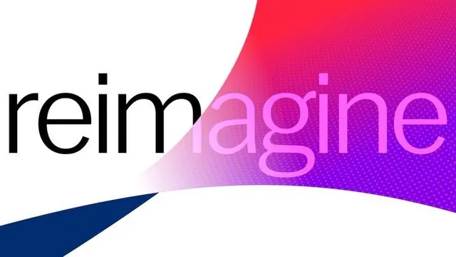 Reimagine gradient-blend logo, gradient-heavy, minimal, dark