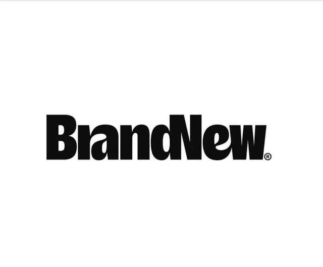 BrandNew bold sans-serif wordmark, minimal, corporate-clean, dark