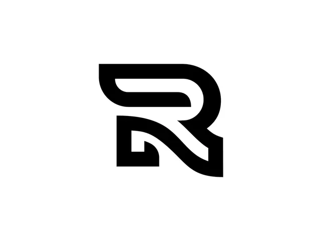 Minimal monochrome logo, minimal, monochrome, dark
